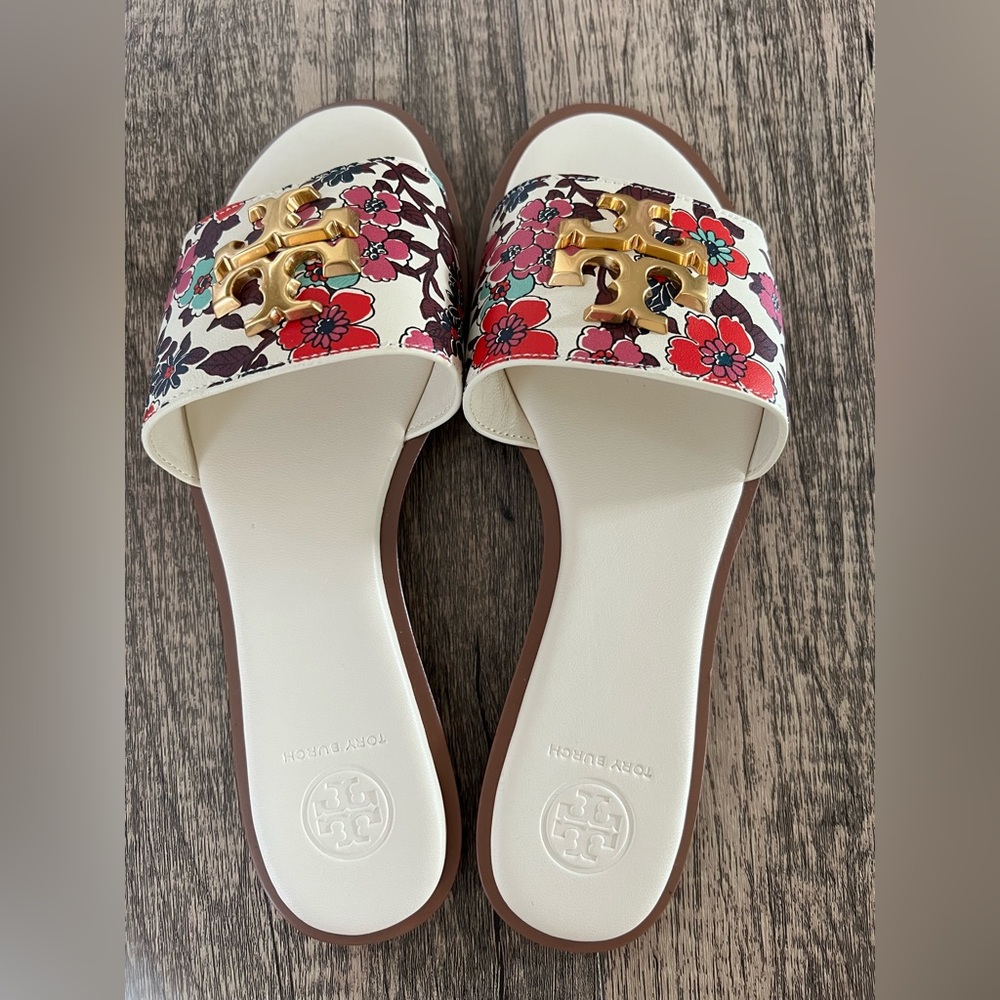Tory Burch Floral Sandals